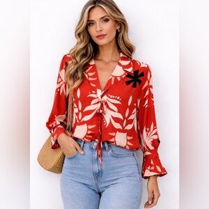 NWT Sophia Cris blouse